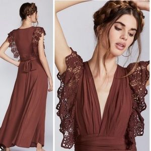 Free People Jen's Pirate Poppy Wrap Dress Small. New with tags